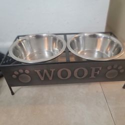 Dog Bowls With Stand