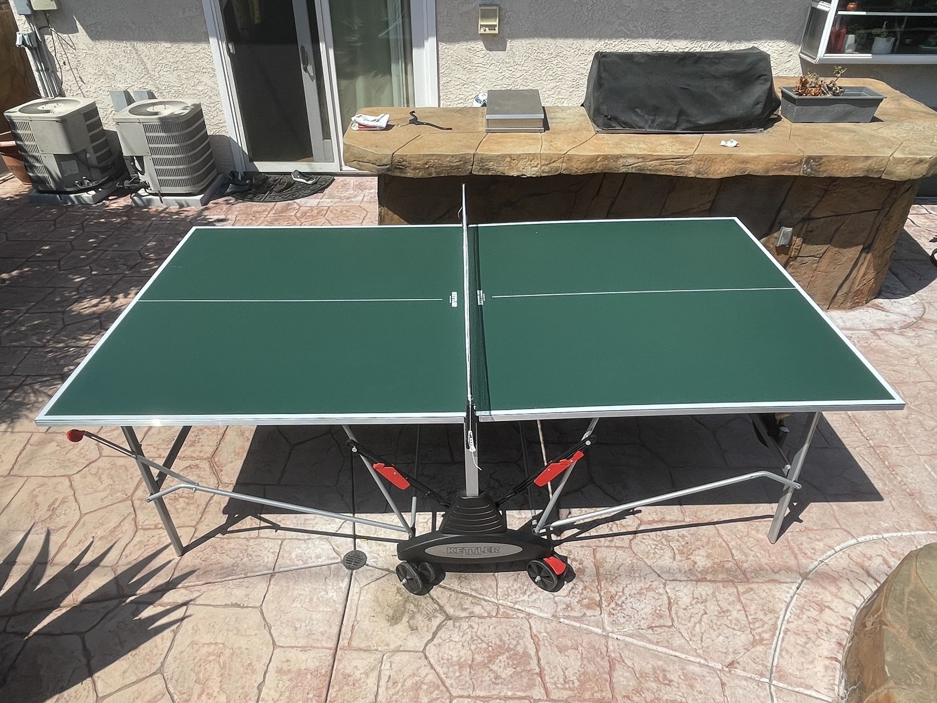 Kettler Stockholm GT Outdoor Green Table Tennis 