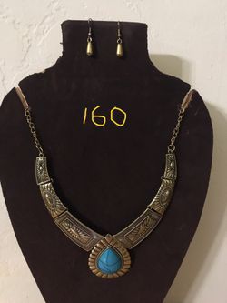 Betsey Johnson Set Of Necklace And Earrings. #160.