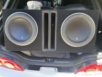 2 Jl audio 10” W7