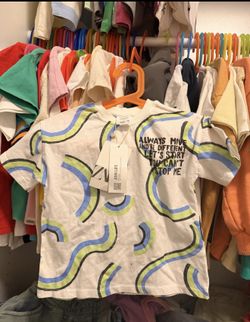 NWT Zara 2t Toddler Boy T Shirt 