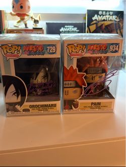 Funko pop Orochimaru & Pain Signed