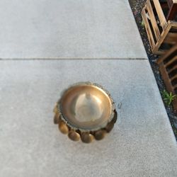 Brass Punch Bowl W/ Cups