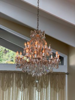 Italian Gold Chandelier