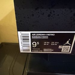 Jordan 4 black cats 9.5