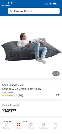 Lounge & co giant pillow bed