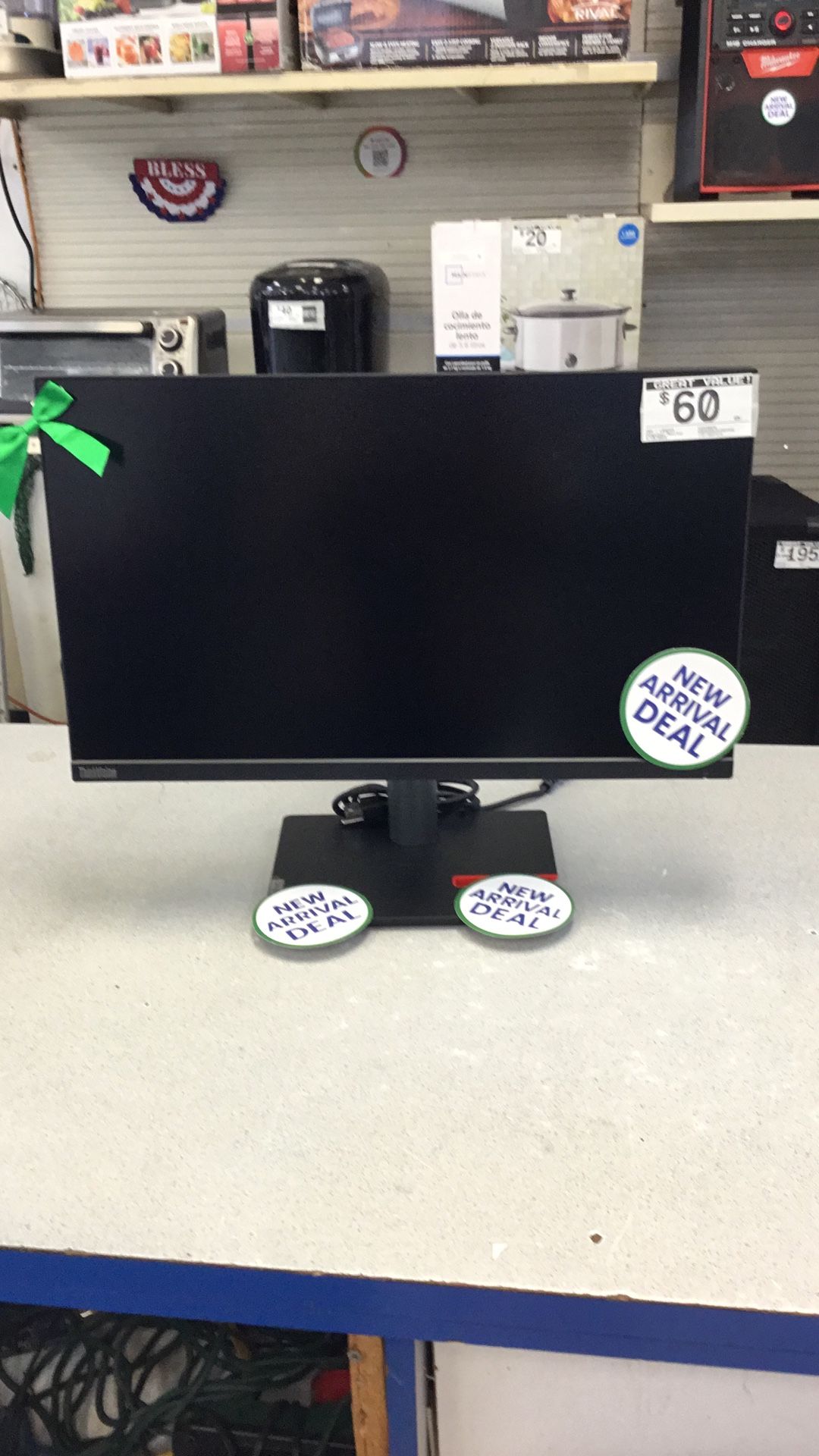 $60. Lenovo Computer Monitor