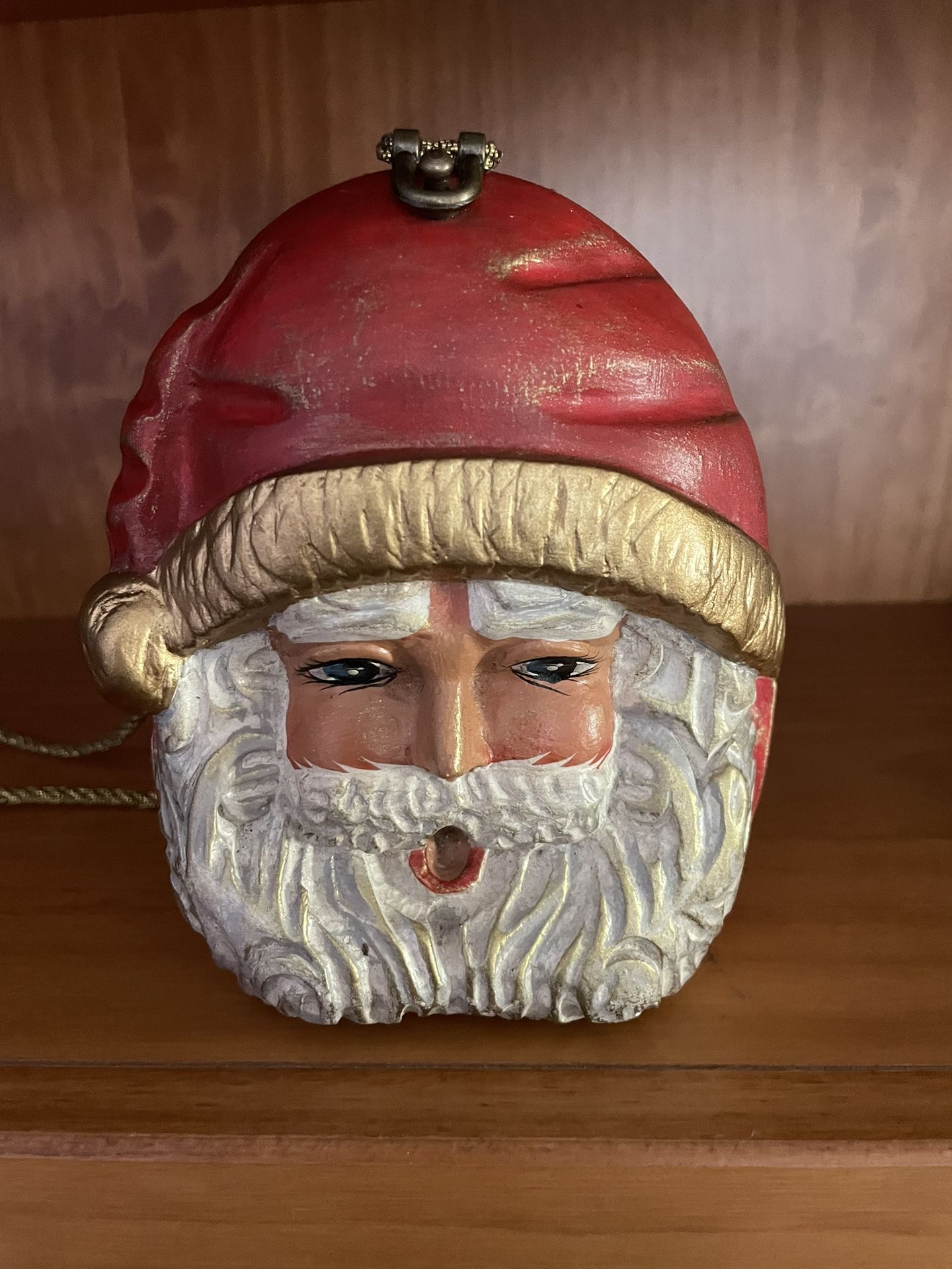 Vintage Timmy Woods Santa Claus Face Handbag