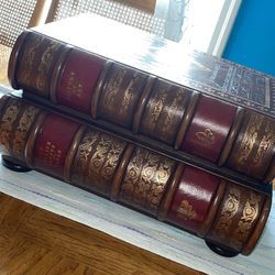 Theodore Alexander Stacked Book Case With Drawers