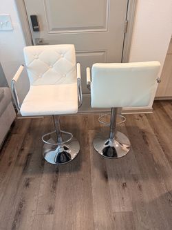 Adjustable barstools set of 2
