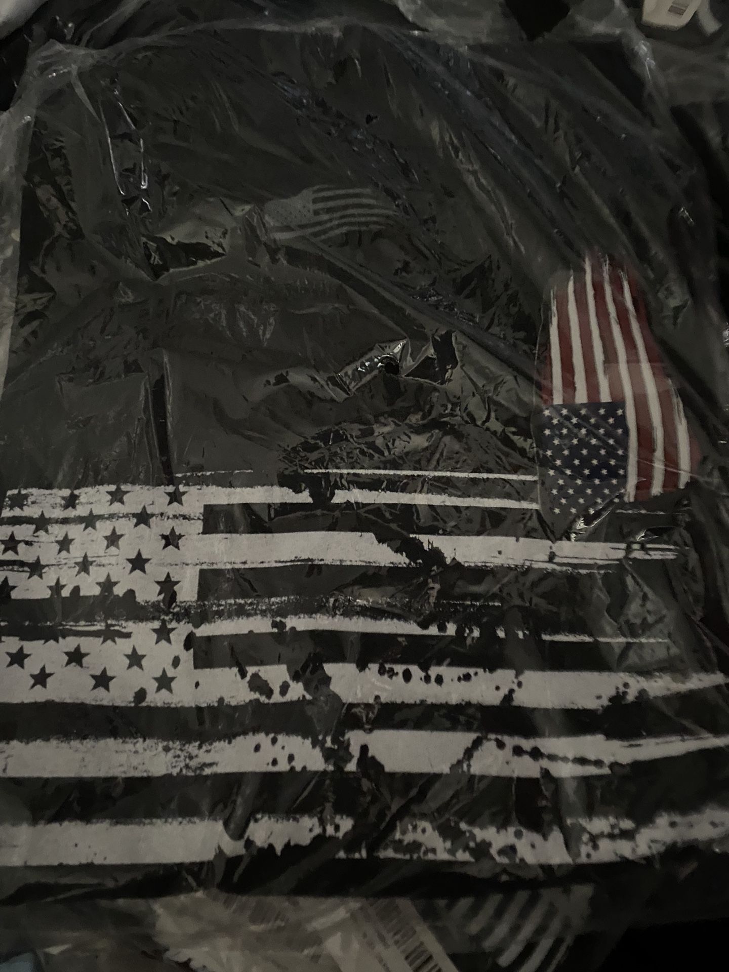 U.S Flag Patriotic Military Army Mens T-Shirt Printed & Packaged in The USA