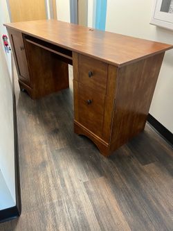 Wooden desk
