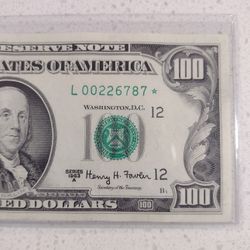 $100 *Star* Note - 1963 A Series
