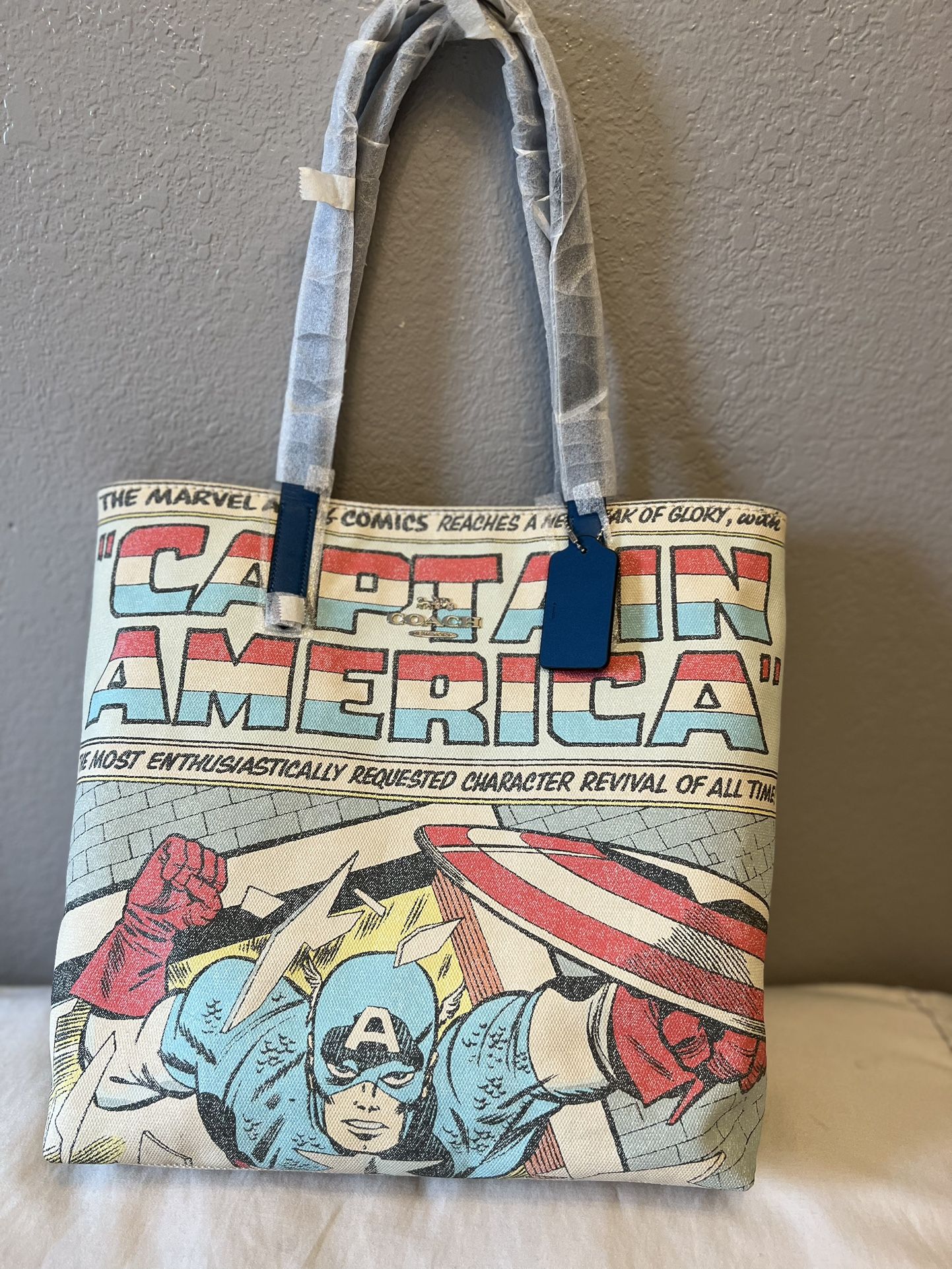 Captain america coach bag sale
