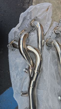 Fit BMW M54 E46 E39 Z3 2.5L 2.8L 3.0L L6 2000-2006 Exhaust Polished Headers US