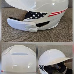 *****YOUTH BASEBALL HELMET W/JAW GUARD*****