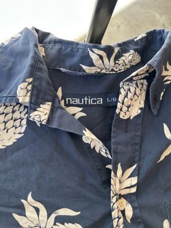 Nautica Hawaiian Shirt Size Large