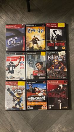 PS2 Game Lot of 9 Titles