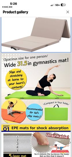 Mat folding