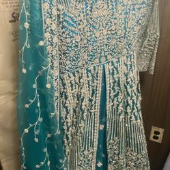 Indian Brand New Kusum Designer Gown Dress 