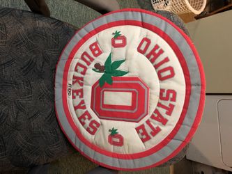 20 inch circular fabric wall logo.