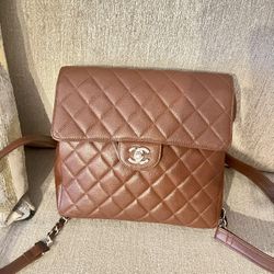 Authentic Chanel Caviar Rare Vintage Backpack