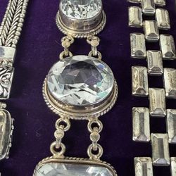 STERLING SILVER BRACELETS 