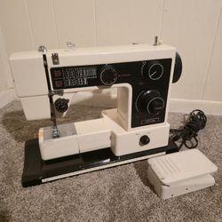 Sewing Machine Free Arm Sewing Machine JCPenney Nelco Zag 6915 Free-Arm Convertible Vintage Sewing