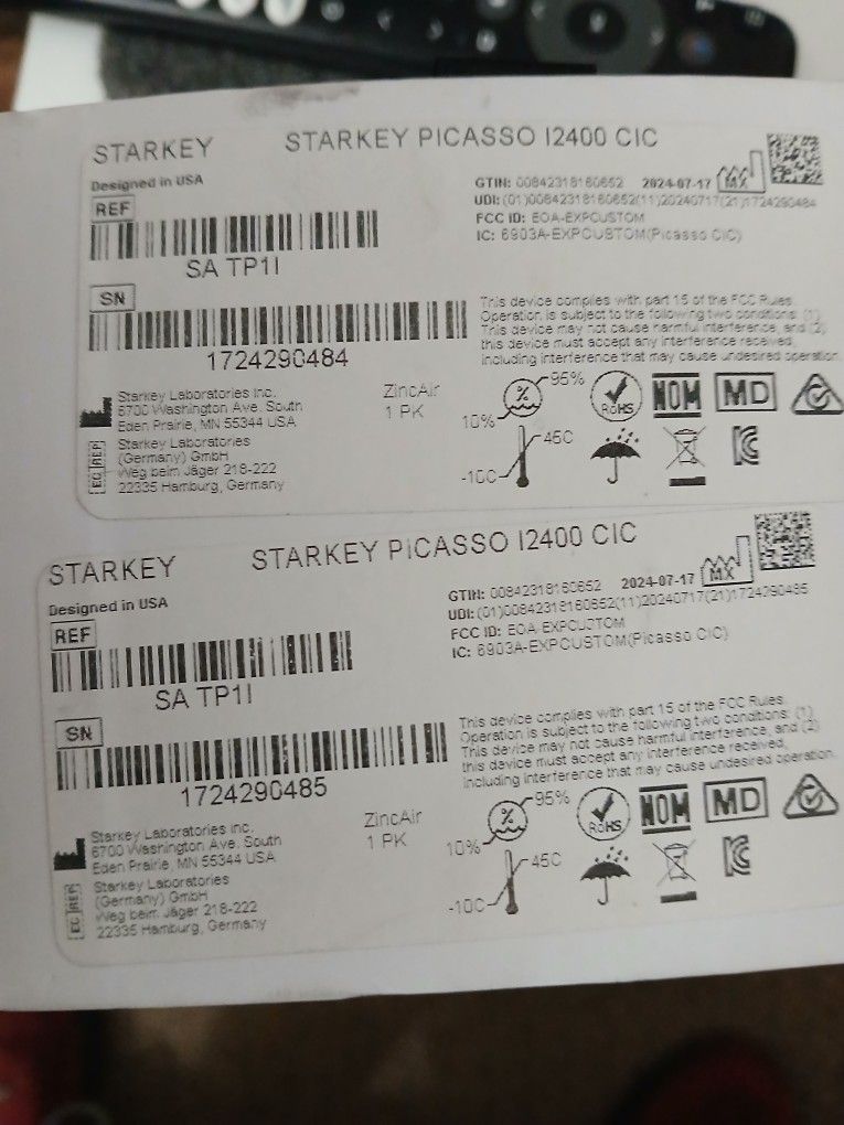 Starkey Picasso Hearing Aids