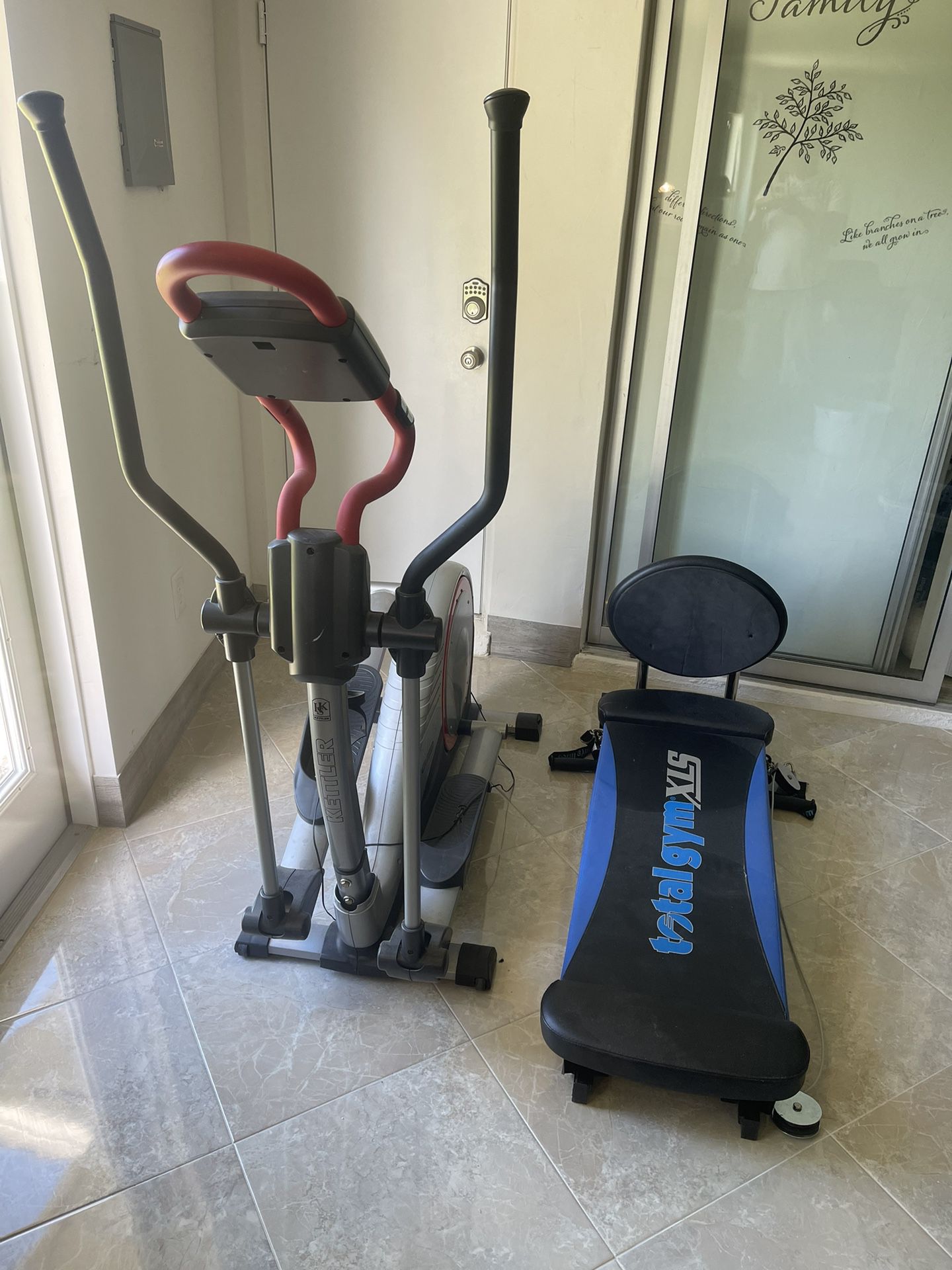 Total Gym and Eliptical. Must Go. $250