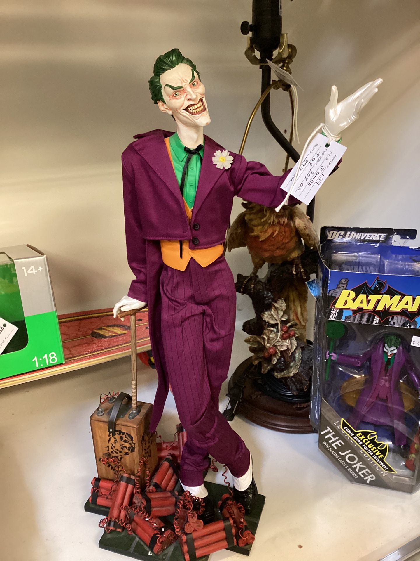Joker Statue With Box -Museum Quality, 19” Tall