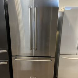 🔥 KITCHENAID 3-DOOR REFRIGERATOR – EXCELLENT CONDITION! 🔥