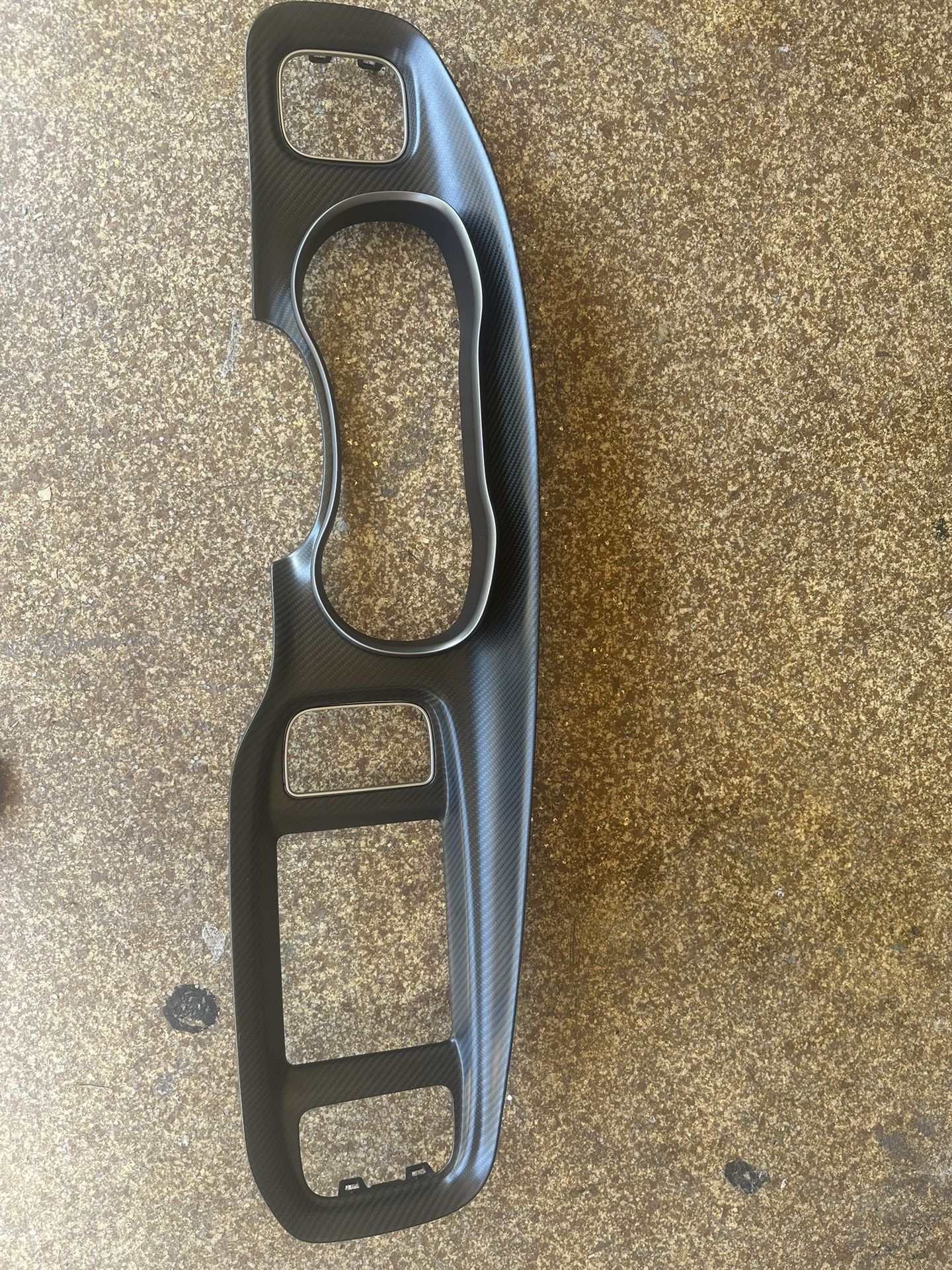 dodge charger full carbon fiber dash bezel