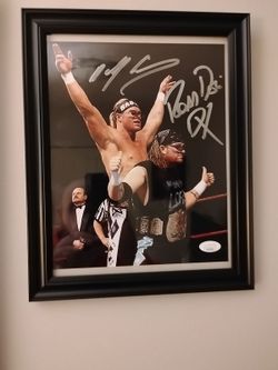 New age outlaws autographs framed and certified