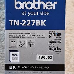 Brother Genuine TN227BK, High Yield Toner Cartridge