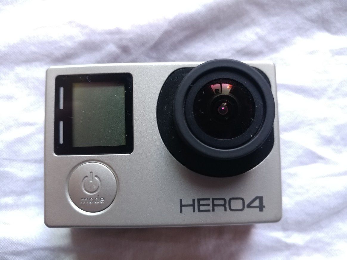 GoPro Hero 4 Silver camera + accessories