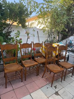Gorgeous vintage dinning chairs furniture set of 6