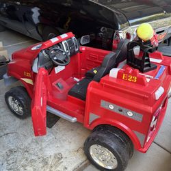 Kids Fire Truck- Needs Battery