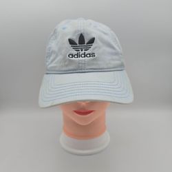 Adidas Trefoil Logo Light Blue Adjustable StrapbackHat