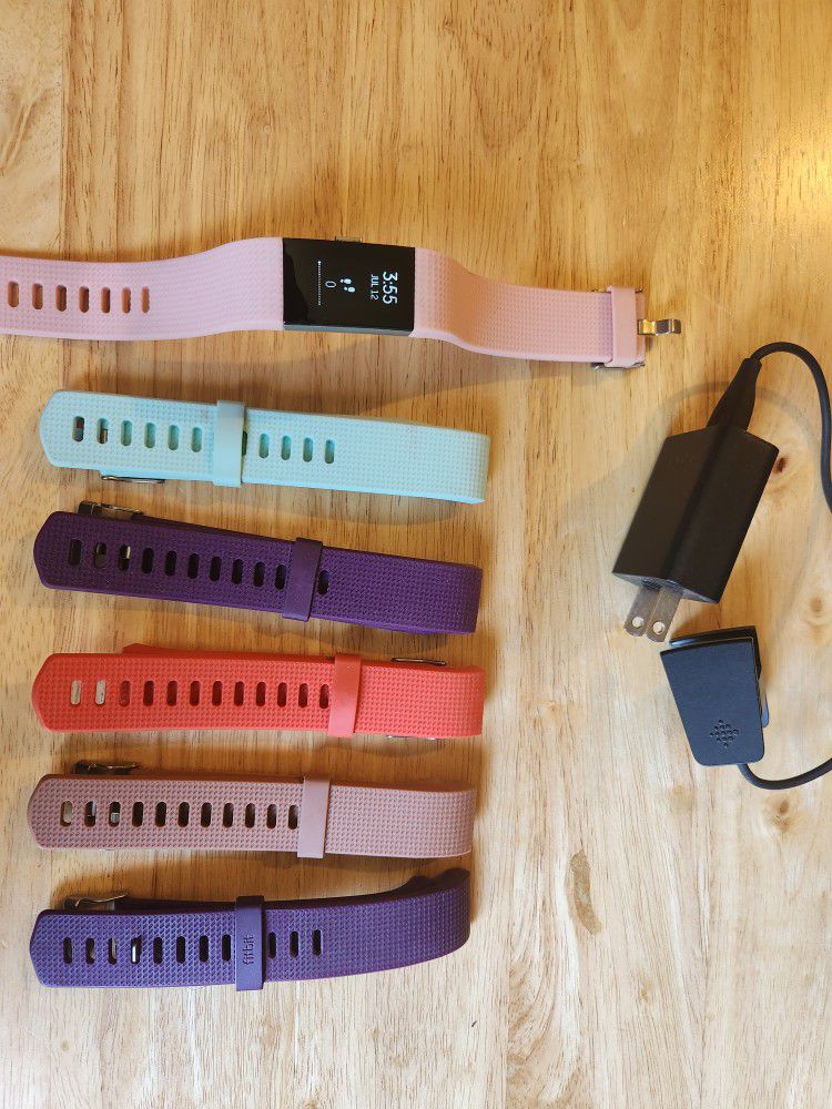 Fitbit With 5 Extra Bands