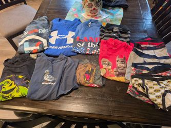 Boys shirts and underwear. Size 8