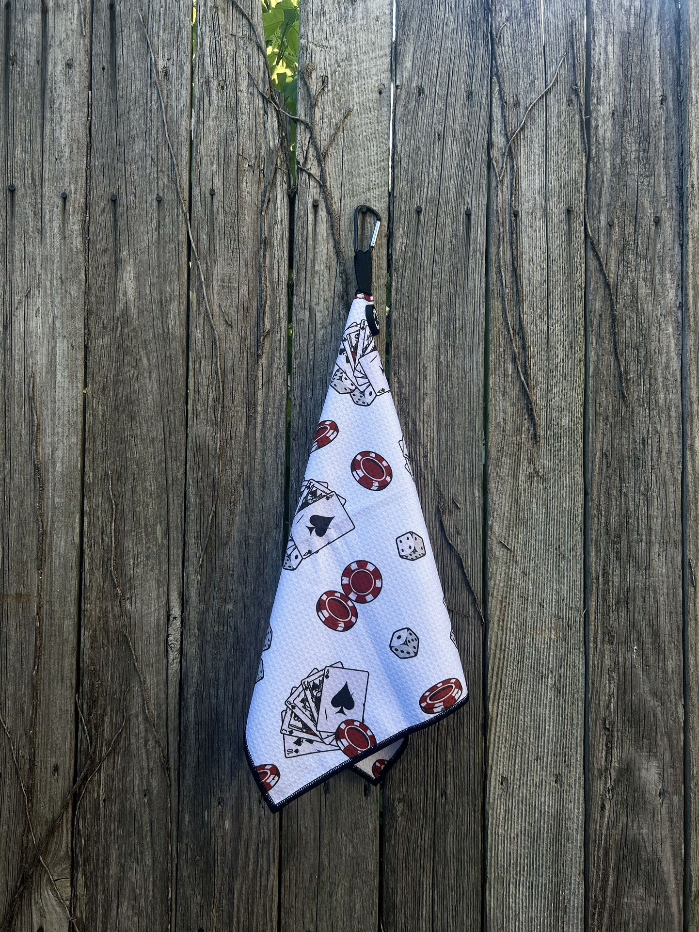 Poker Golf Magnet Towel