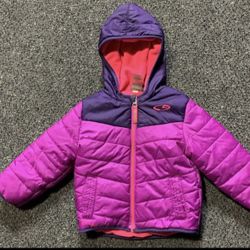 Champion VentureLoft toddler girl size 12 month hooded fleece lined puffer winter coat jacket