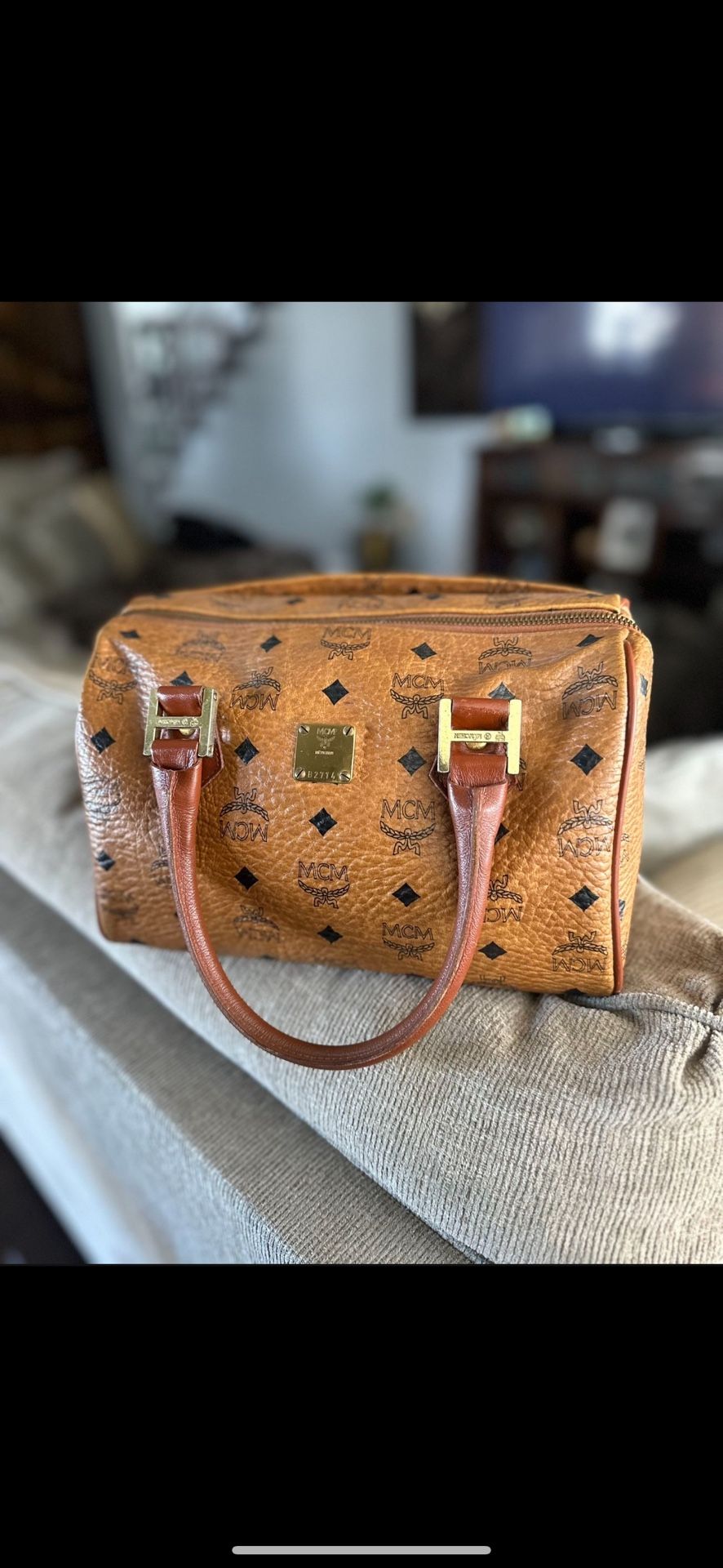 MCM Vintage Boston Bag