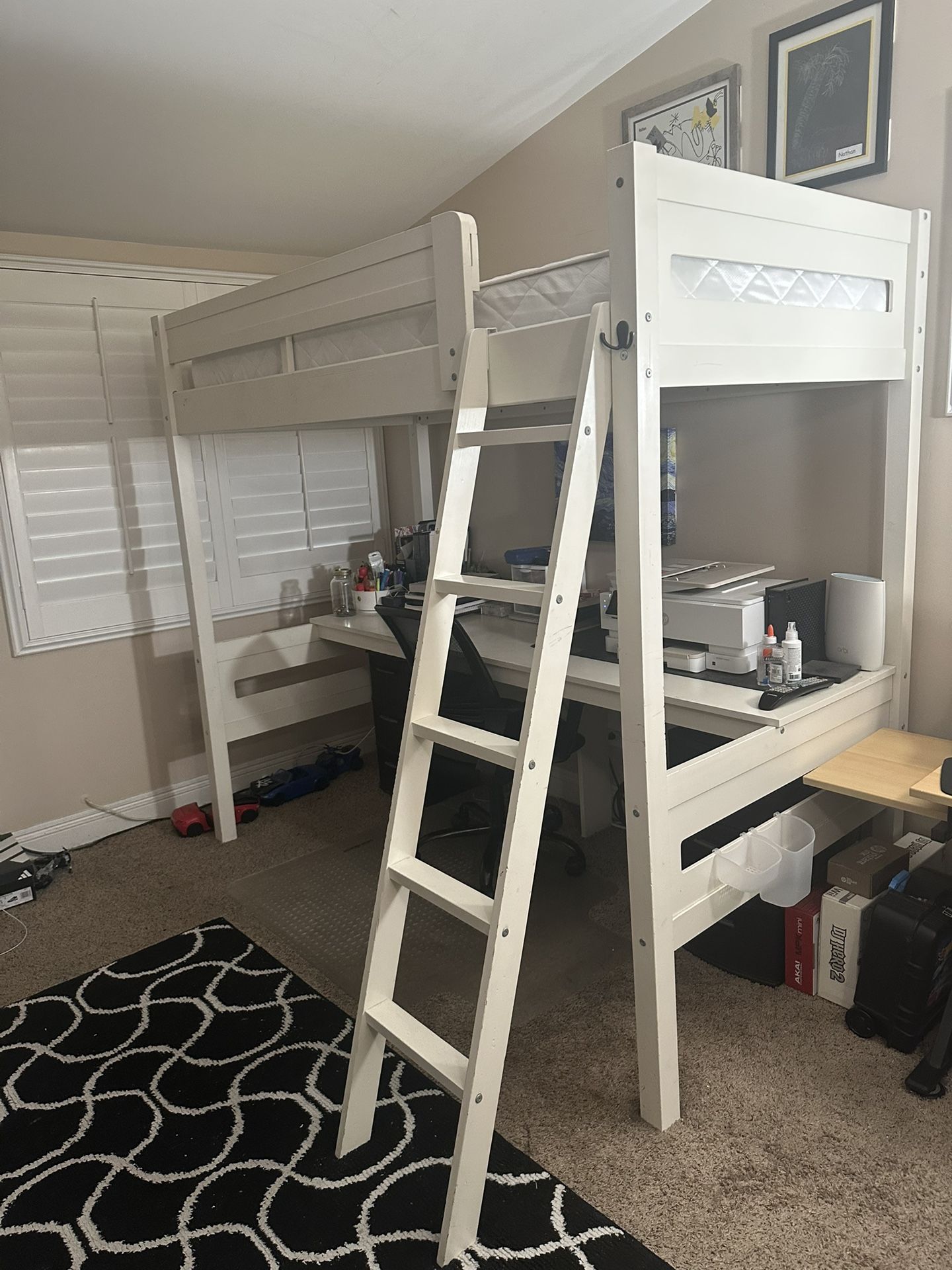 Loft Bed With Desk