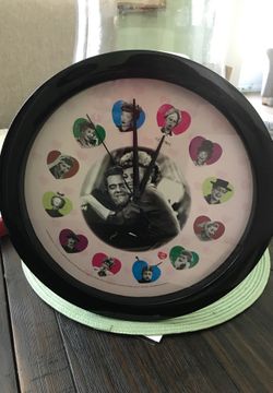 I love Lucy clock