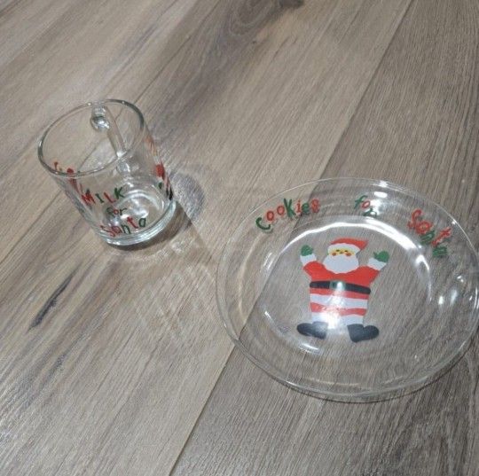 Cookies & Milk For Santa Dishes