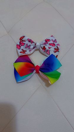 Set of 2 Ribbon Hair Bows