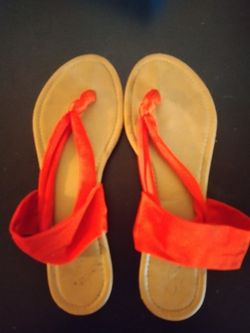 SANDALS RED Size 10