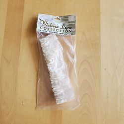 Vintage White Garter Belt Lace 